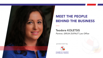 Meet the People behind the Business - Teodora Koletsis, Gruia Dufaut Law Office